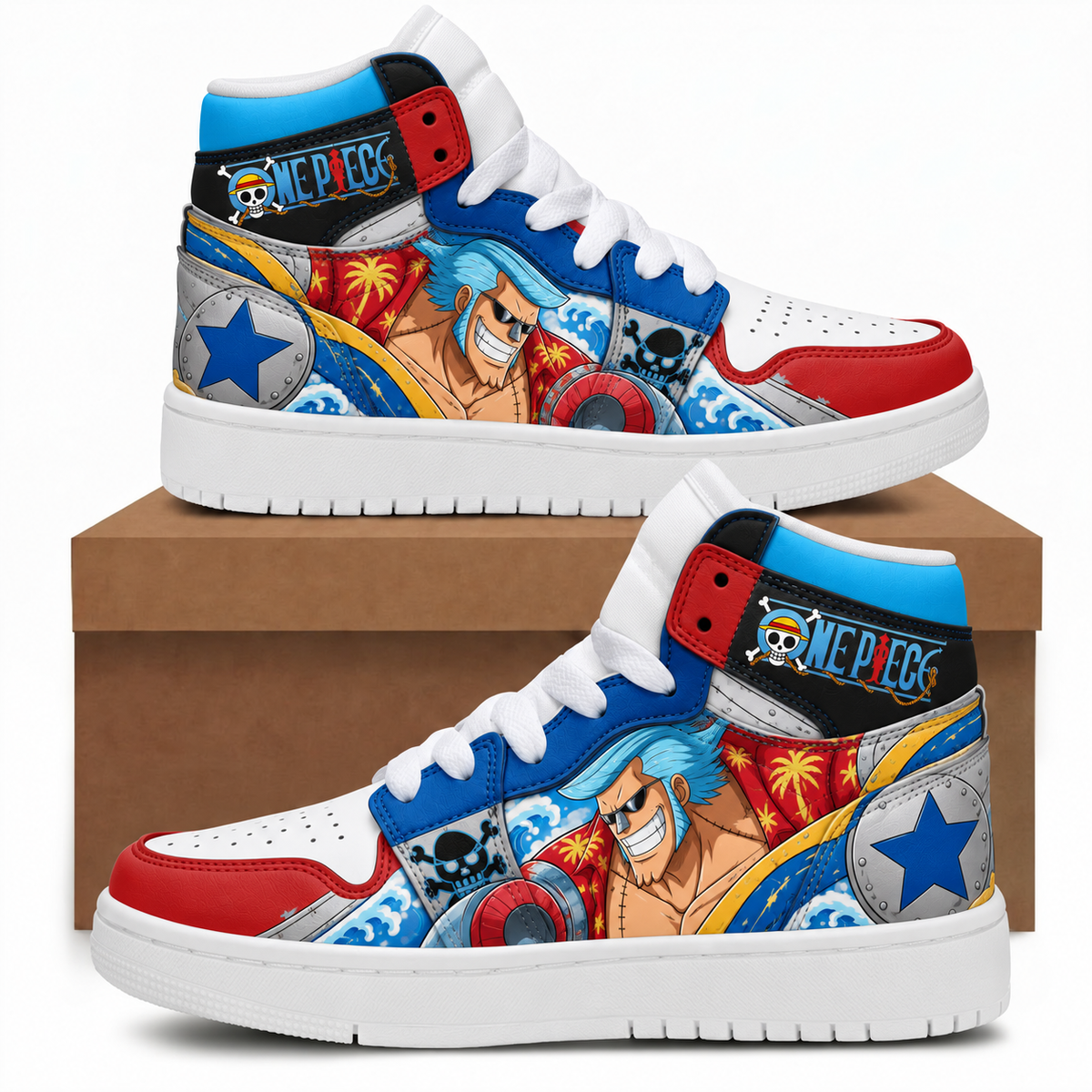 Limited Edition One Piece Squad Fan Shoes — Anime High Top Sneaker Gift