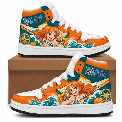 Limited Edition One Piece Squad Fan Shoes — Anime High Top Sneaker Gift