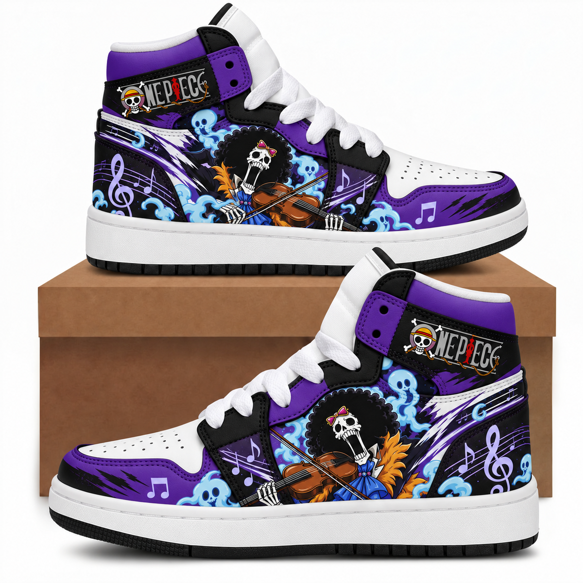 Limited Edition One Piece Squad Fan Shoes — Anime High Top Sneaker Gift