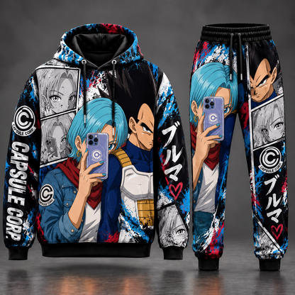 Dragonball Couple Transformation Fan Set — Dragon Ball Hoodie & Sweatpants