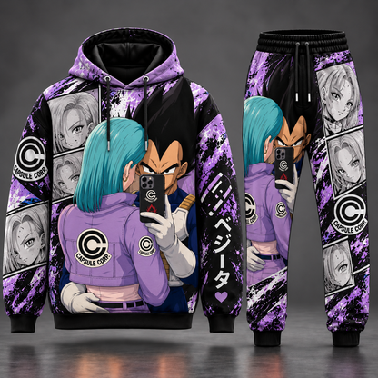 Dragonball Couple Transformation Fan Set — Dragon Ball Hoodie & Sweatpants