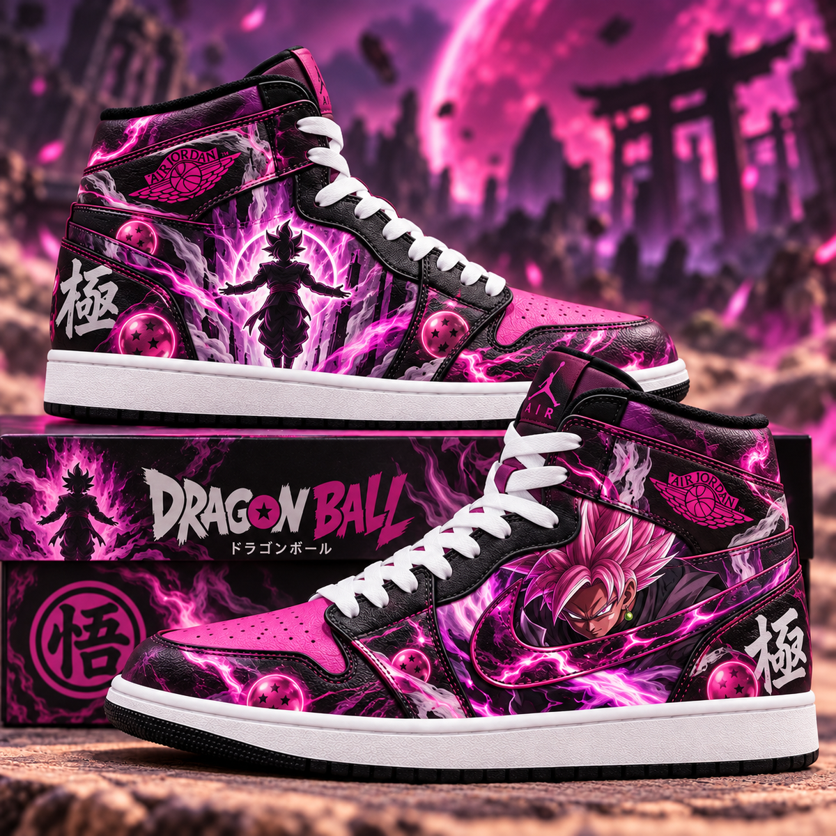 Dragon Ball Black Goku Fan Shoes GIFT — Anime Sneaker