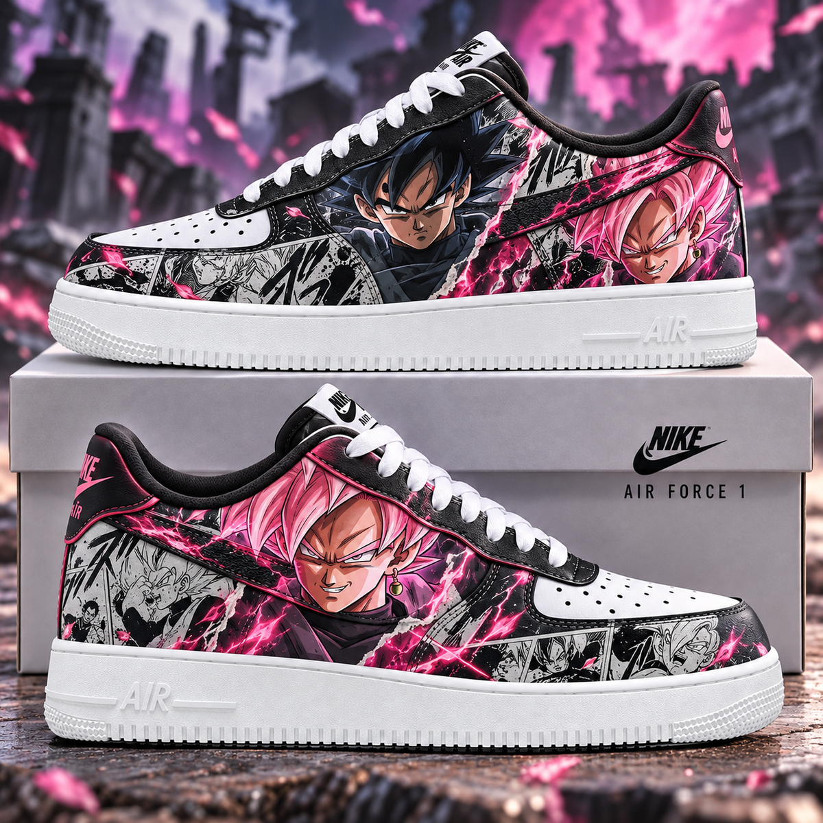 Dragon Ball Black Goku Fan Shoes GIFT — Anime Sneaker -Ver2