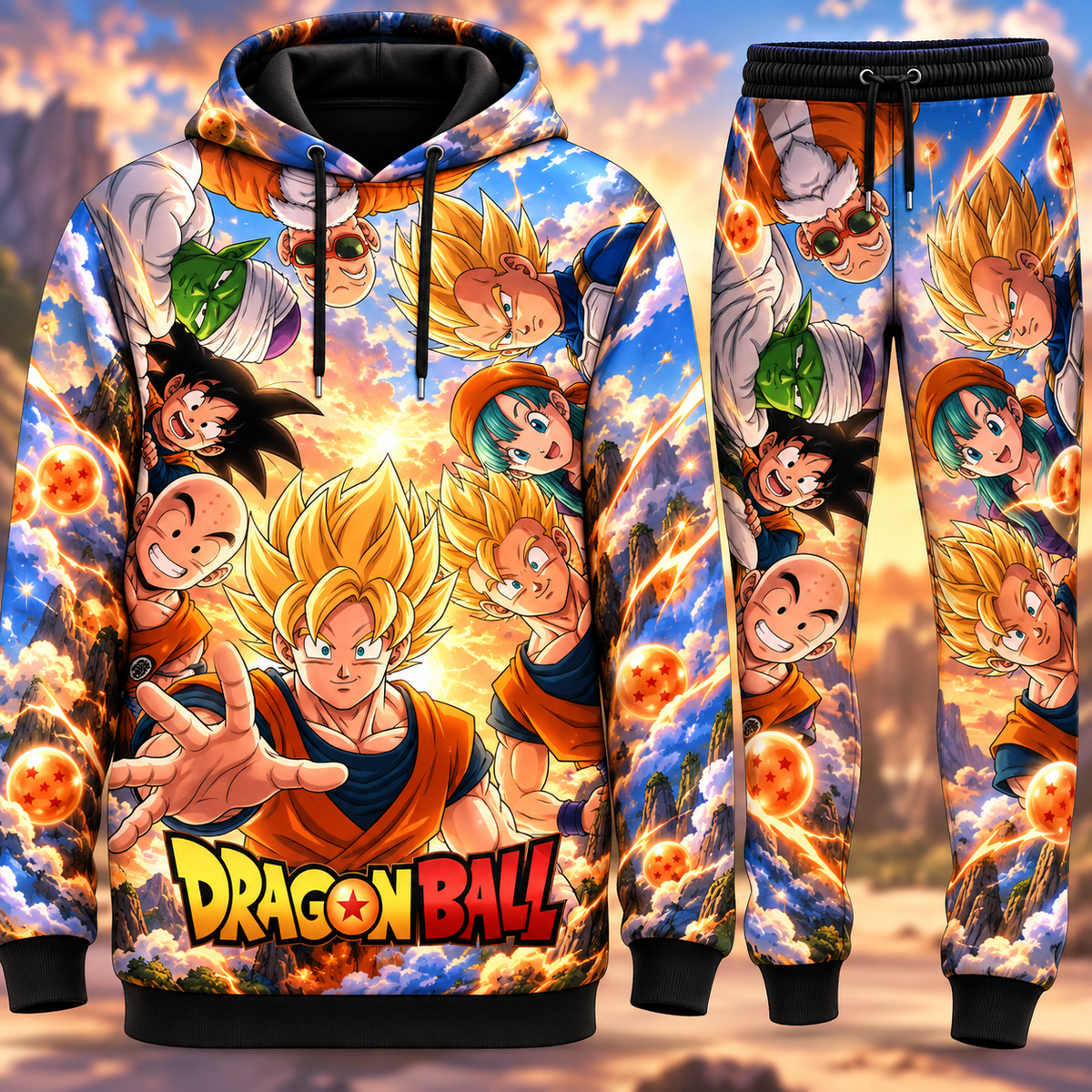 Dragon Ball Squad Fan Set — Hoodie & Sweatpants Limited Edition