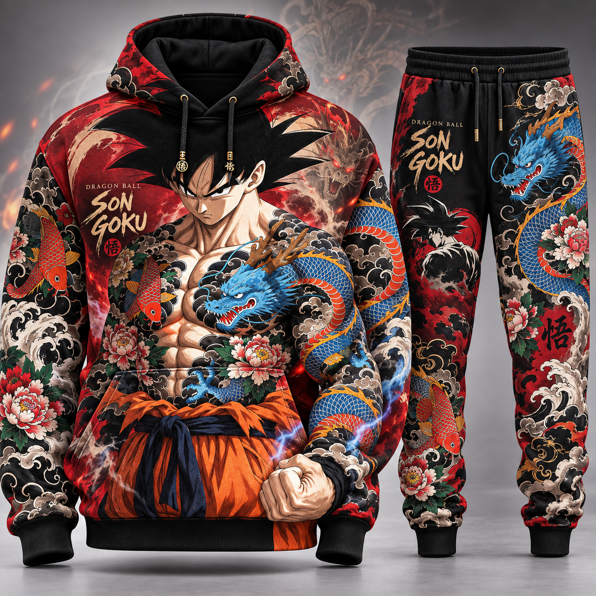 Dragon Ball Favorite Characters Fan Set — Hoodie & Sweatpants Limited Edition