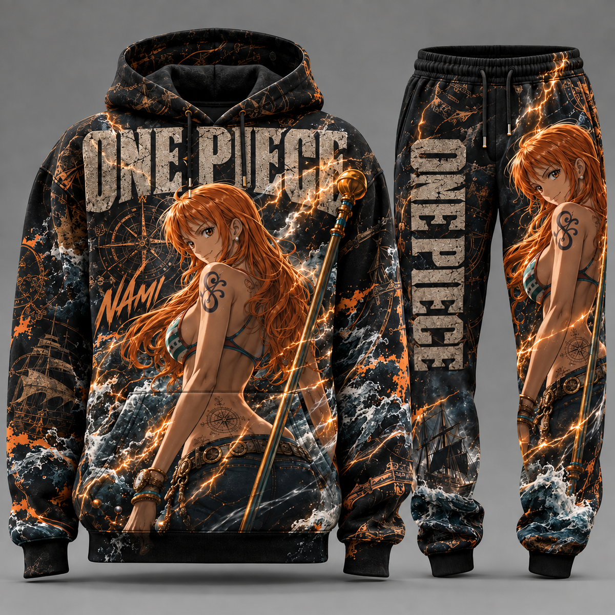 One Piece Squad Transformation Fan Set — One Piece Hoodie & Sweatpants
