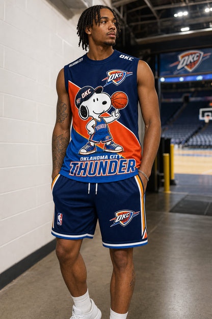 Sport Fan Set — Tanktop + Shorts | All 30 Teams Available-COMBO GIFTS FOR FAN basketball