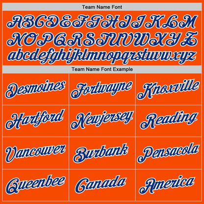 Custom Stitched Orange Royal-White Sports Pullover Sweatshirt Hoodie