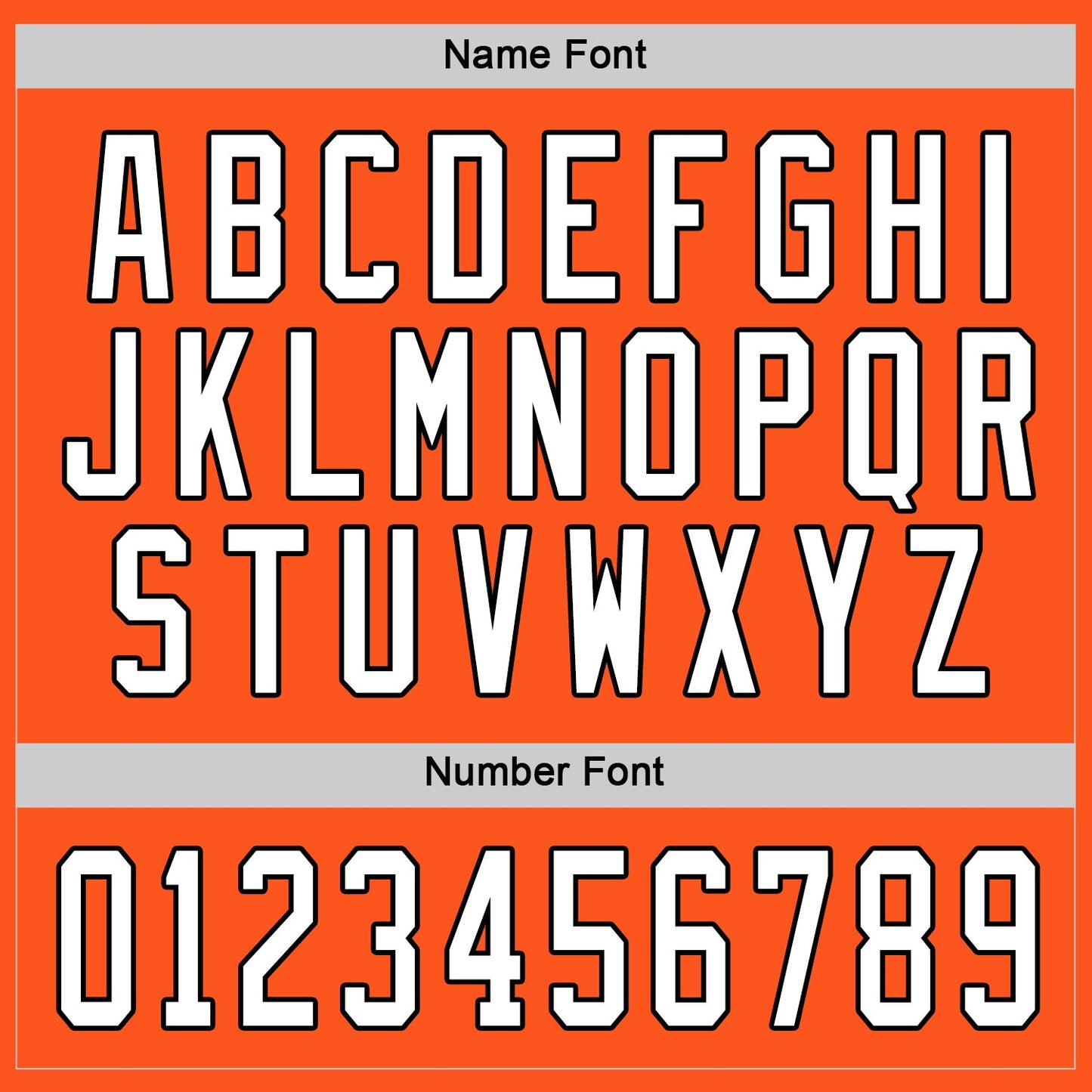 Custom Orange White-Black Hockey Jersey