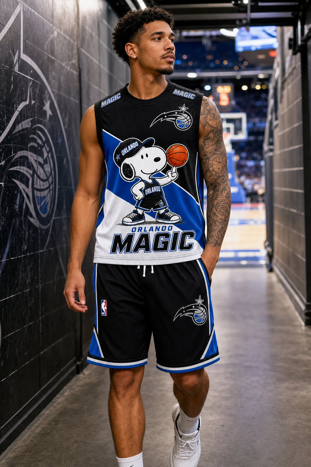 Sport Fan Set — Tanktop + Shorts | All 30 Teams Available-COMBO GIFTS FOR FAN basketball