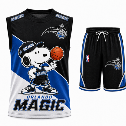 Sport Fan Set — Tanktop + Shorts | All 30 Teams Available-COMBO GIFTS FOR FAN basketball