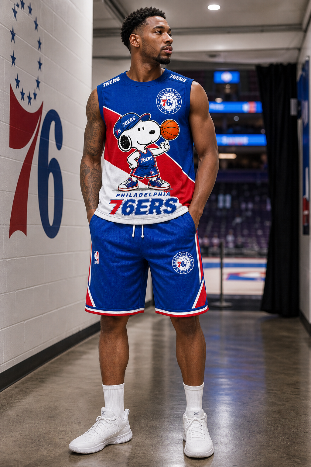 Sport Fan Set — Tanktop + Shorts | All 30 Teams Available-COMBO GIFTS FOR FAN basketball