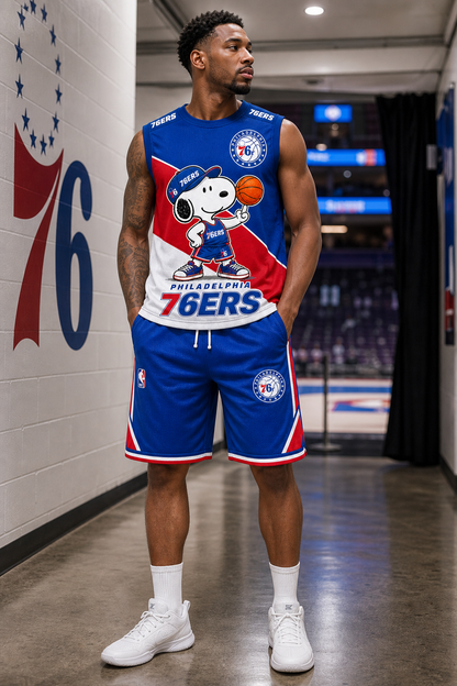 Sport Fan Set — Tanktop + Shorts | All 30 Teams Available-COMBO GIFTS FOR FAN basketball