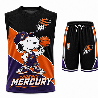Sport Fan Set — Tanktop + Shorts | All 30 Teams Available-COMBO GIFTS FOR FAN basketball woman