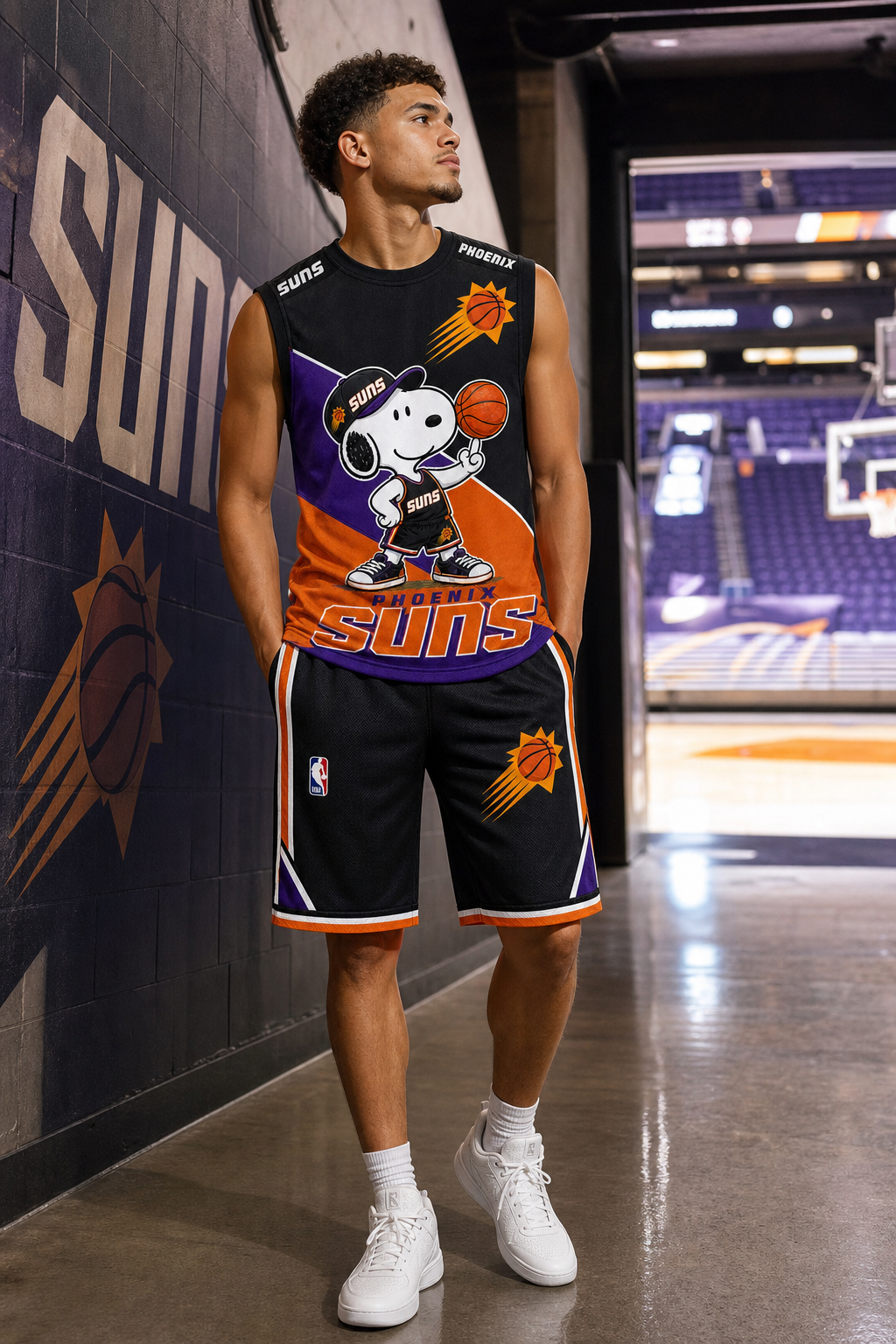 Sport Fan Set — Tanktop + Shorts | All 30 Teams Available-COMBO GIFTS FOR FAN basketball