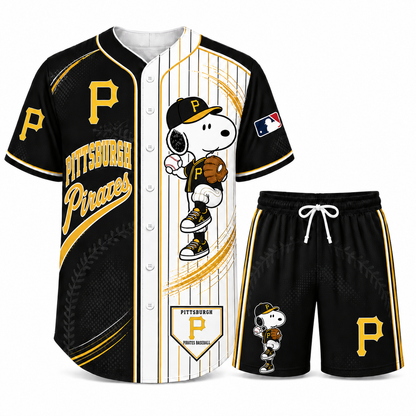 Sport Fan Set — Baseball jersye+ Shorts | All 30 Teams Available-COMBO GIFTS FOR FAN