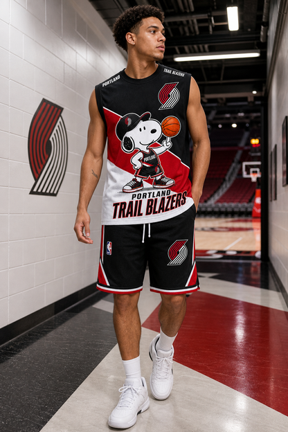 Sport Fan Set — Tanktop + Shorts | All 30 Teams Available-COMBO GIFTS FOR FAN basketball