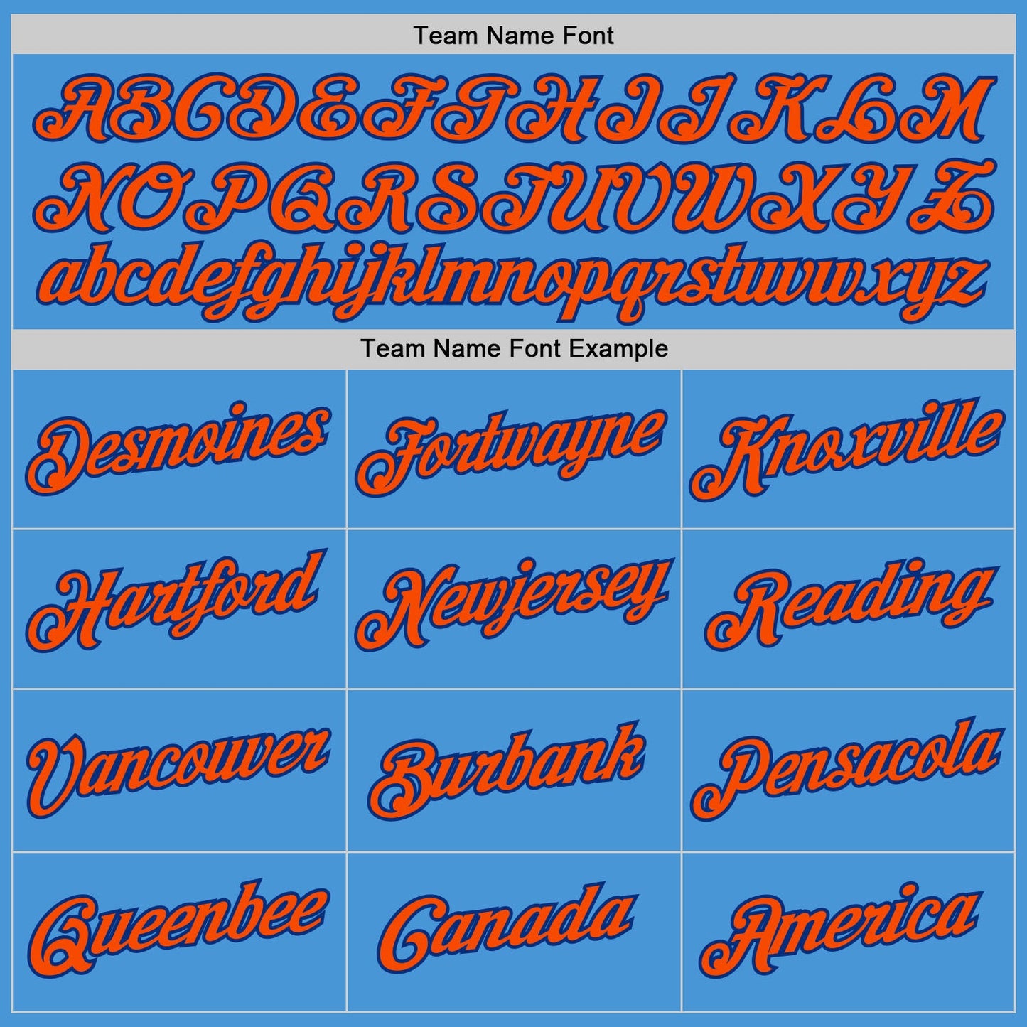 Custom Powder Blue Orange-Royal Performance T-Shirt