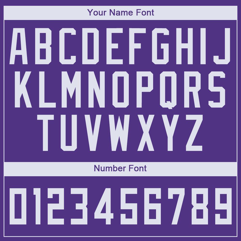 Custom Purple White Round Neck Basketball Jersey