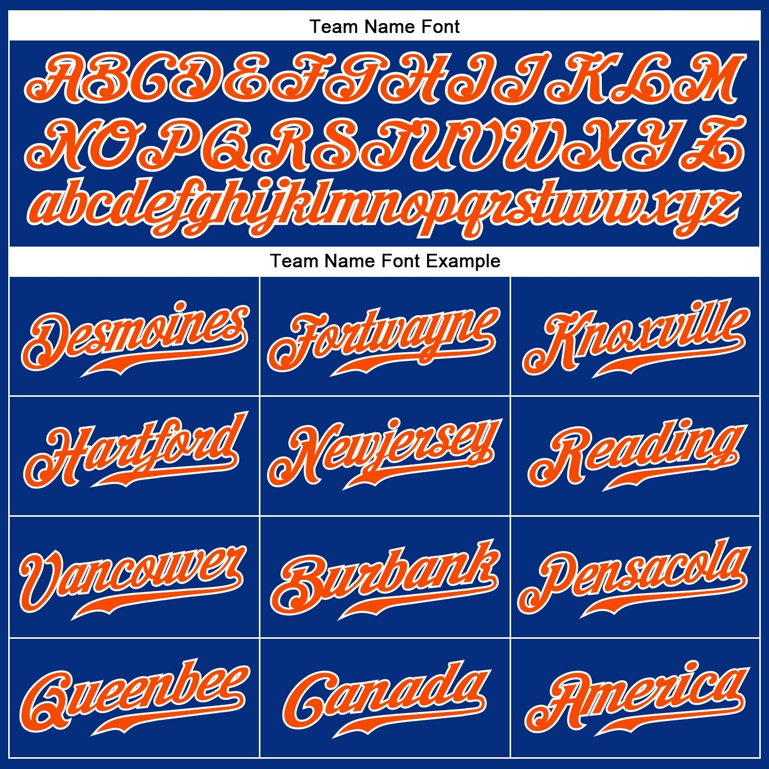 Custom Royal White Pinstripe Orange-White Authentic Baseball Jersey