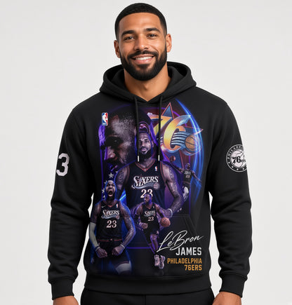 LeBron James 23 Philadelphia Basketball Fan Shirt, Hoodie, Sweatshirt & Zip Hoodie | 76ers Inspired NBA Apparel