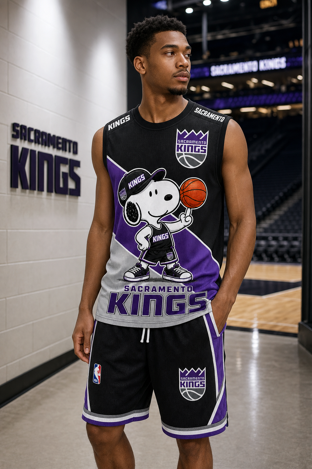 Sport Fan Set — Tanktop + Shorts | All 30 Teams Available-COMBO GIFTS FOR FAN basketball