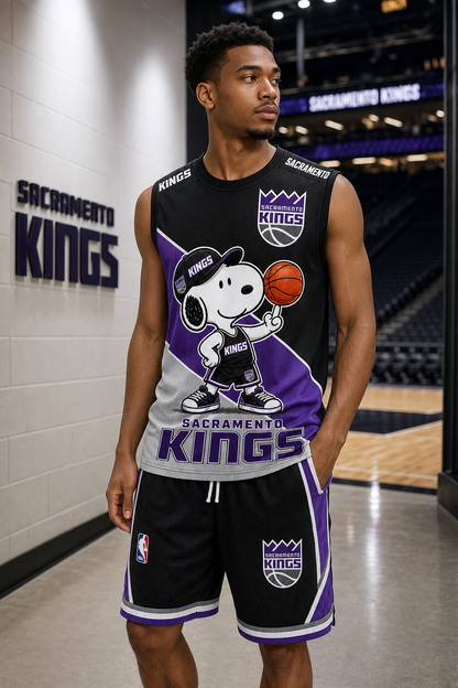Sport Fan Set — Tanktop + Shorts | All 30 Teams Available-COMBO GIFTS FOR FAN basketball