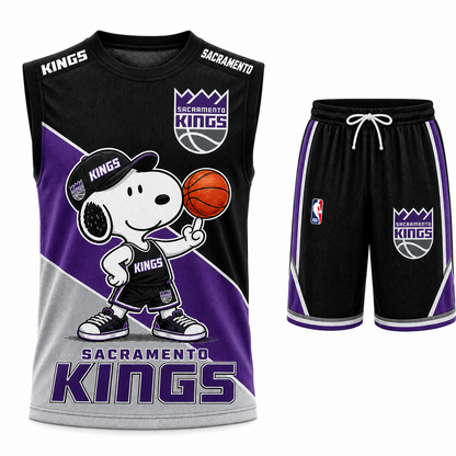 Sport Fan Set — Tanktop + Shorts | All 30 Teams Available-COMBO GIFTS FOR FAN basketball