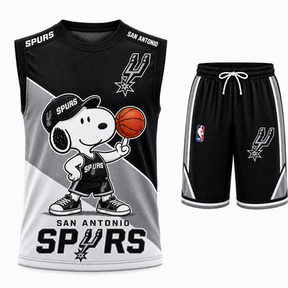 Sport Fan Set — Tanktop + Shorts | All 30 Teams Available-COMBO GIFTS FOR FAN basketball