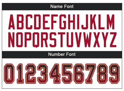 Custom Black Red-Old Gold Drift Fashion Football Jersey