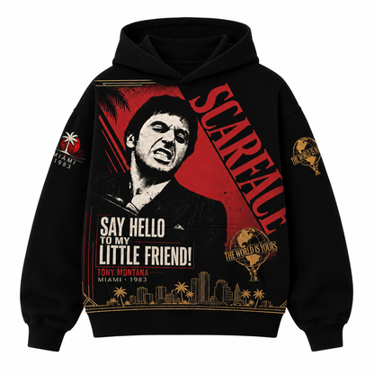 Scarface Vintage Bootleg Tee/Hoodie – Tony Montana Miami 1983 Shirt
