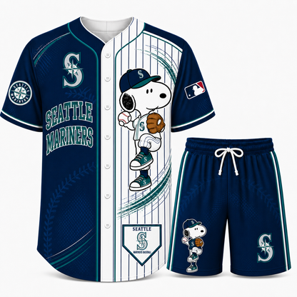 Sport Fan Set — Baseball jersye+ Shorts | All 30 Teams Available-COMBO GIFTS FOR FAN