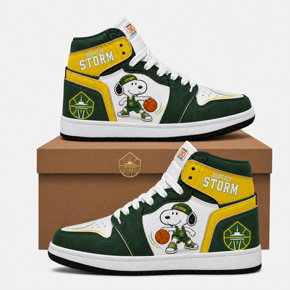 Seattle Storm Women’s Basketball Fan High Top Sneakers