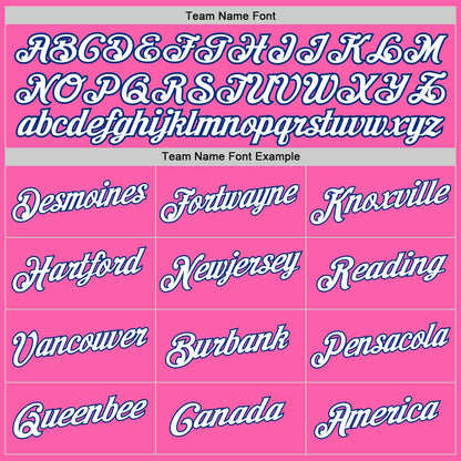 Custom Stitched Light Blue Royal-Pink Split Fashion Sports Pullover Sweatshirt Hoodie