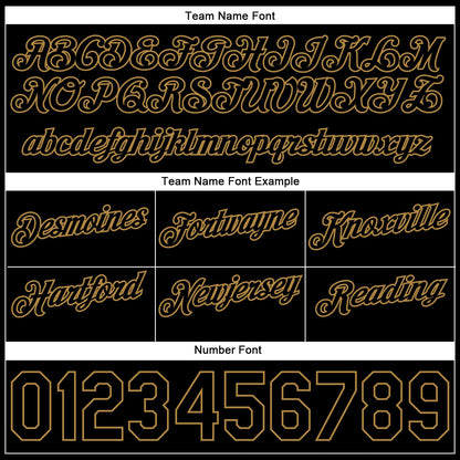 Custom White Black-Old Gold Authentic Throwback Split Fashion Basketball Shorts