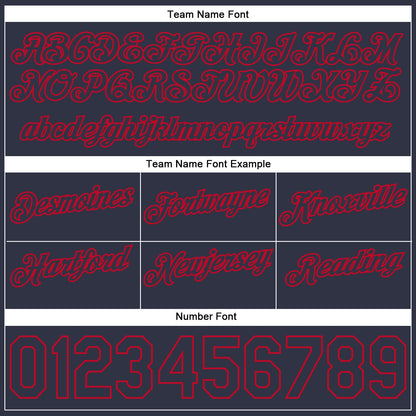 Custom White Navy-Red Authentic Throwback Split Fashion Basketball Shorts
