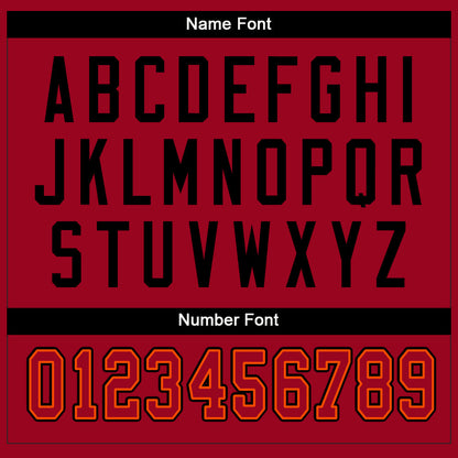 Custom White Red-Black Split Fashion Football Jersey