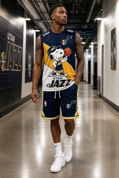 Sport Fan Set — Tanktop + Shorts | All 30 Teams Available-COMBO GIFTS FOR FAN basketball