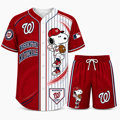 Sport Fan Set — Baseball jersye+ Shorts | All 30 Teams Available-COMBO GIFTS FOR FAN