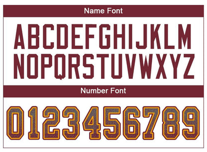 Custom Gray Burgundy-Gold Drift Fashion Football Jersey