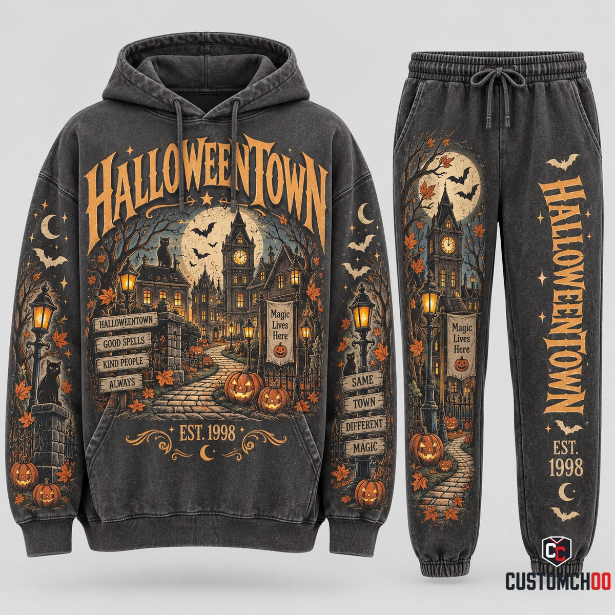 Limited Edition HalloweenTown 1998 Fan Set — Hoodie & Sweatpants Set