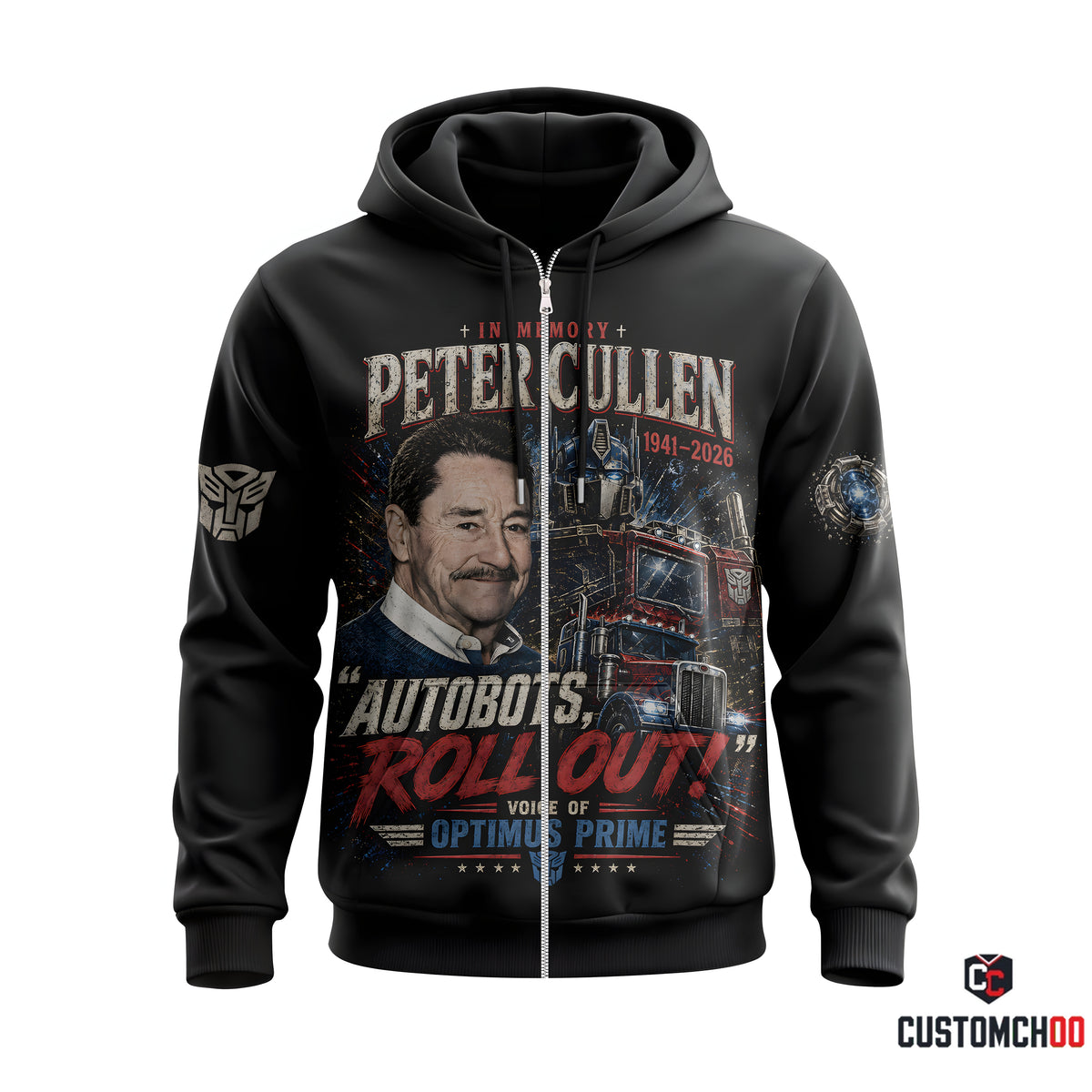 Peter Cullen Tribute Shirt — Vintage Robot Hero Voice Icon Gift