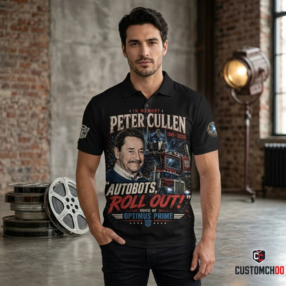 Peter Cullen Tribute Shirt — Vintage Robot Hero Voice Icon Gift