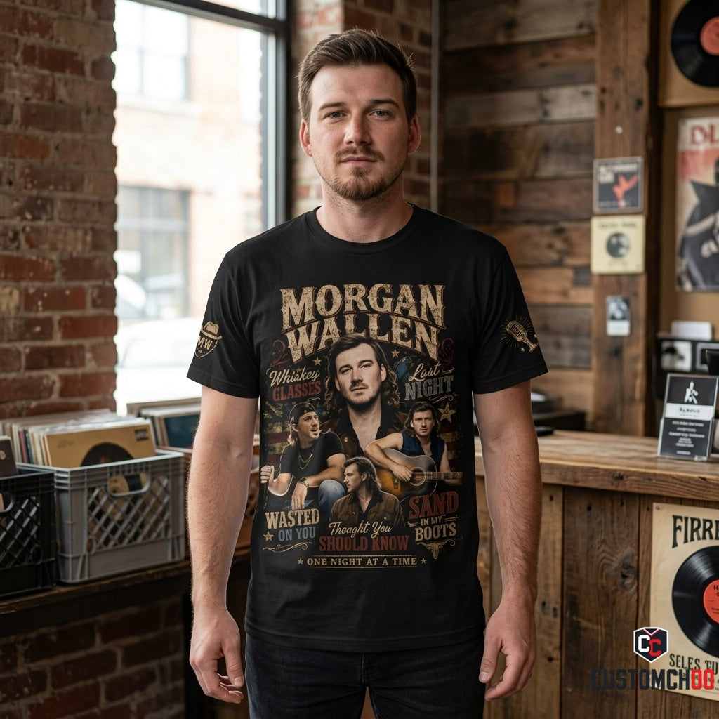 Morgan Wallen Country Music Shirt — Vintage Western Fan Graphic Tee