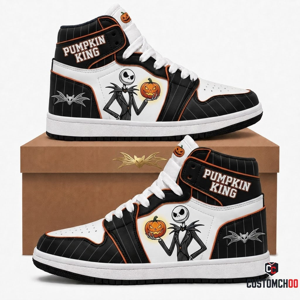 Jack Skellington Pumpkin King Halloween Sneakers