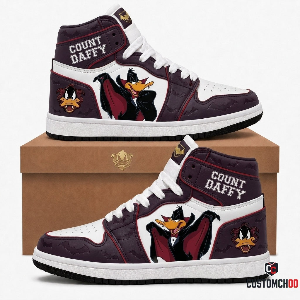 Daffy Duck Vampire Halloween Sneakers