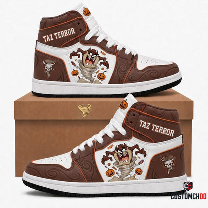Taz Pumpkin Tornado Halloween Sneakers