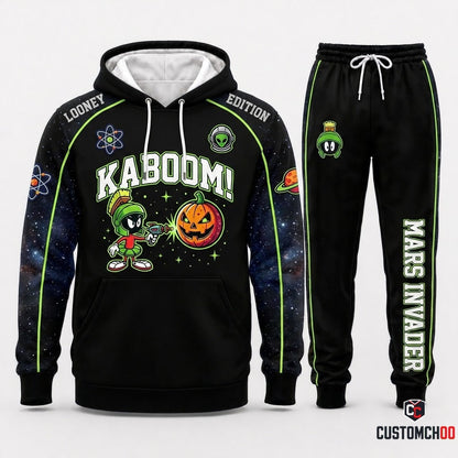 Marvin Alien Halloween Halloween Hoodie and Pants Set