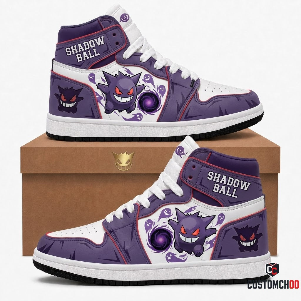Gengar Shadow King Halloween Sneakers
