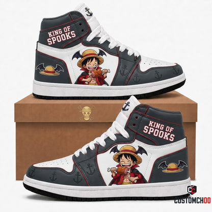Luffy Pumpkin King Halloween Sneakers